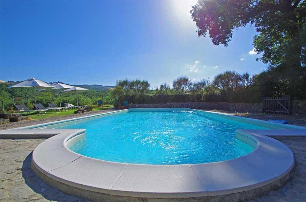 Cottage Le Ginestre Con Piscina In Val D'Orcia Radicofani Exterior photo